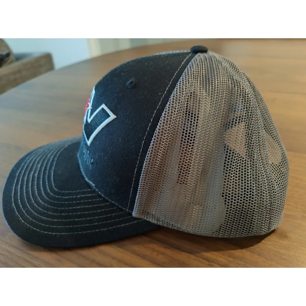 Western Star Trucks Mesh Back Trucker Hat Snapback Black Grey We Know Trucks Cap